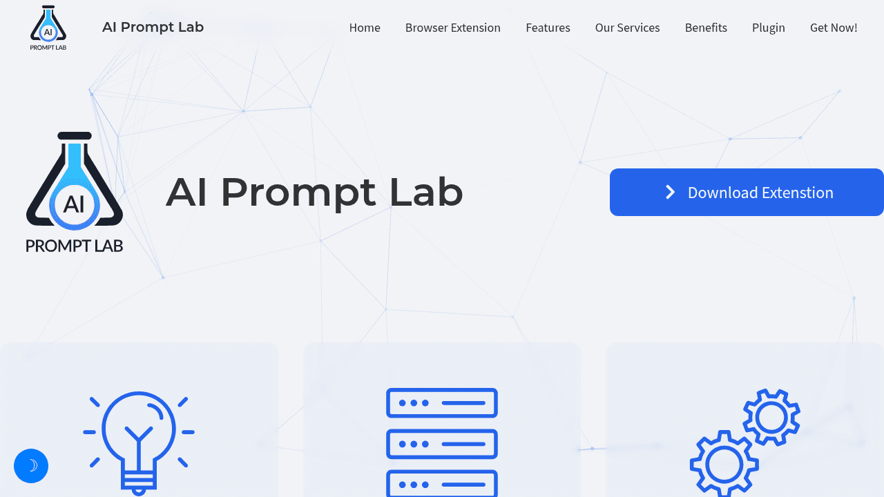 Ai-prompt lab interface screenshot showing main features and user interface