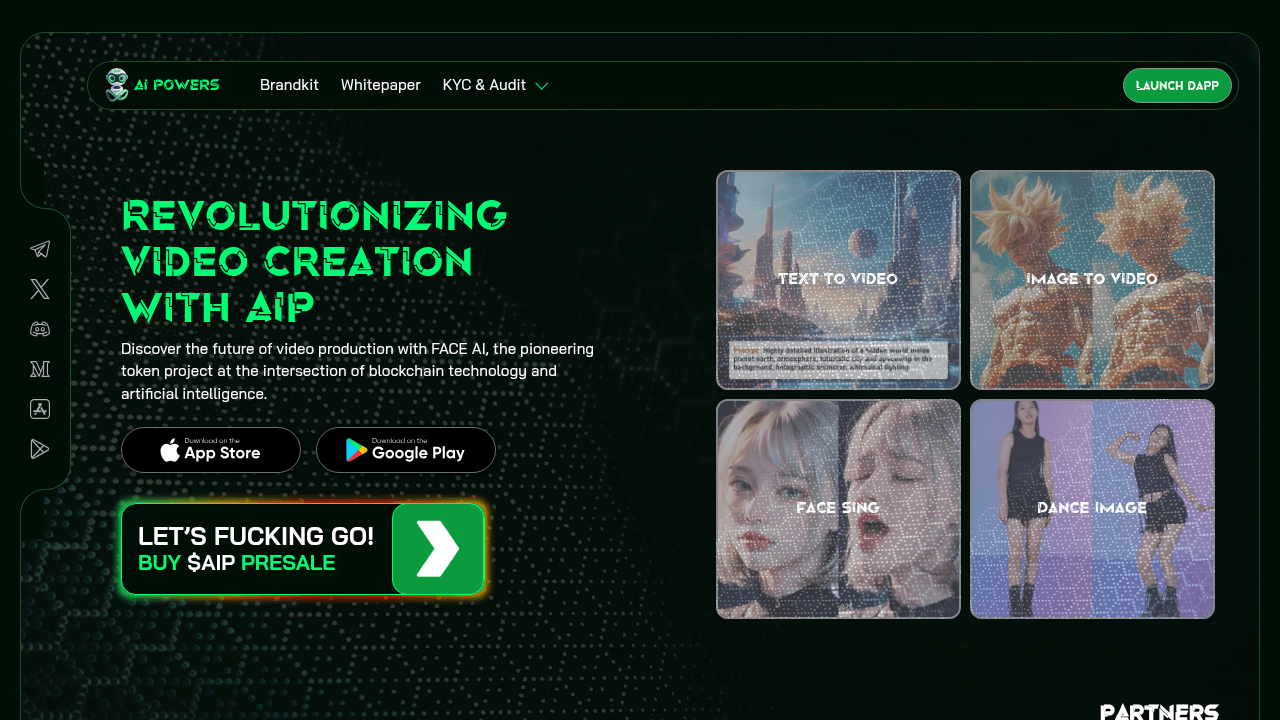 Aipowers interface screenshot showing main features and user interface