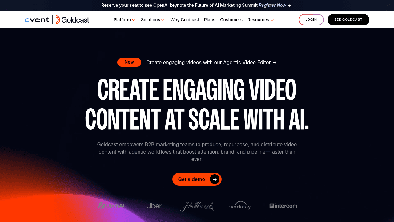 Content Lab interface screenshot showing main features and user interface