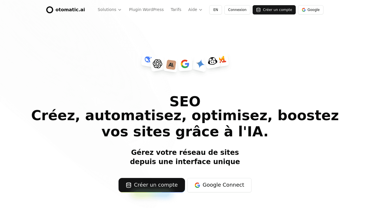 otomatic.ai interface screenshot showing main features and user interface