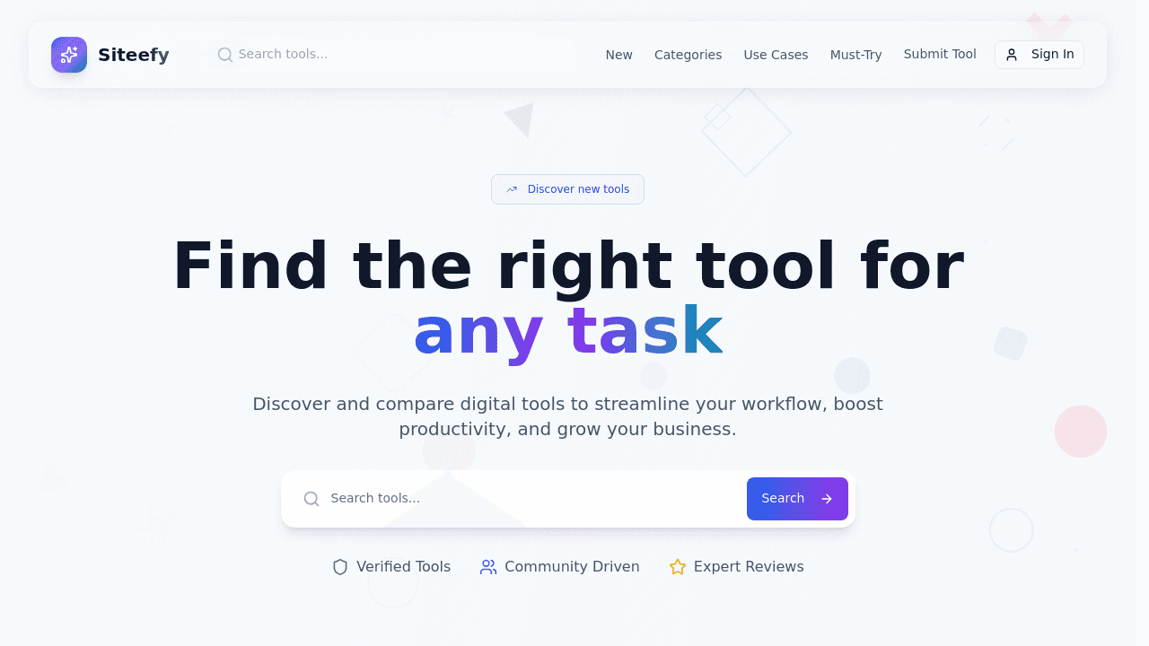 Siteefy content checker interface screenshot showing main features and user interface