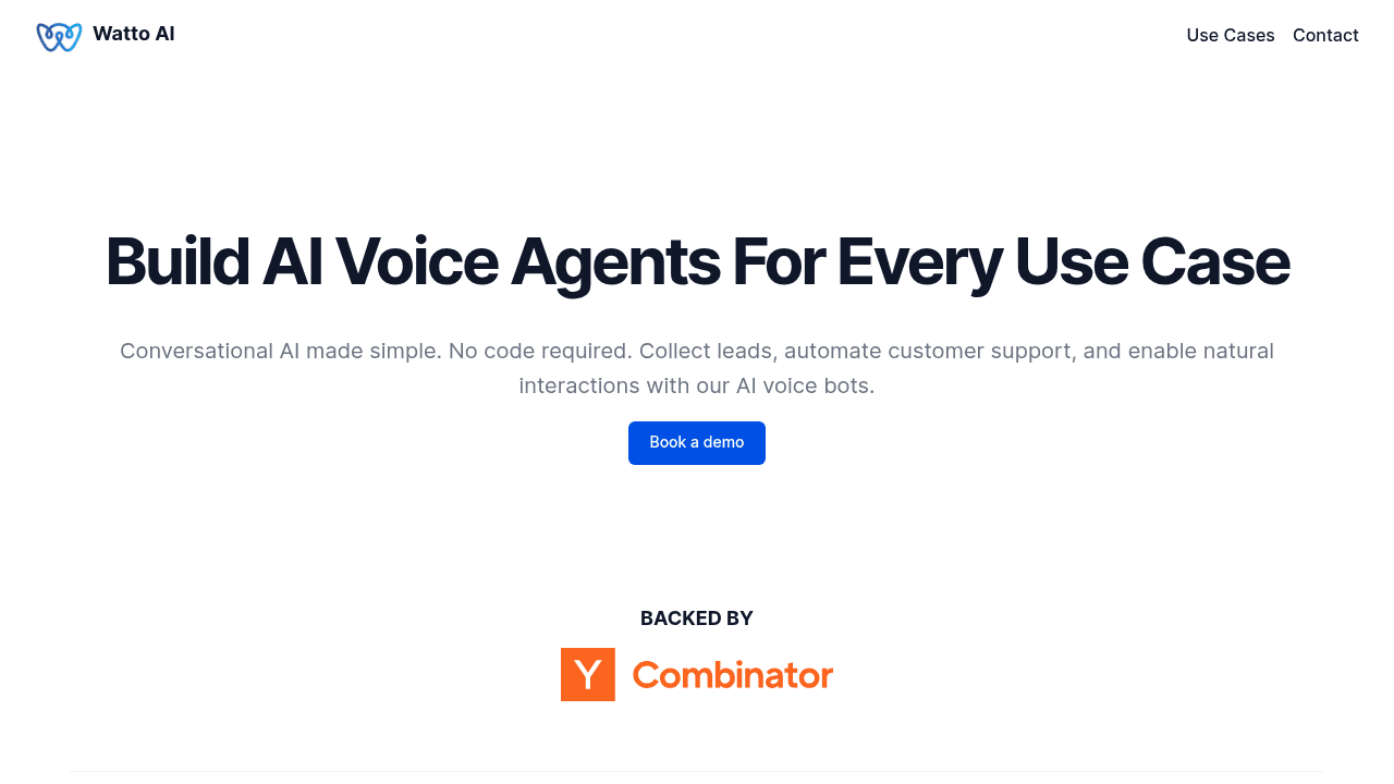 Watto interface screenshot showing main features and user interface