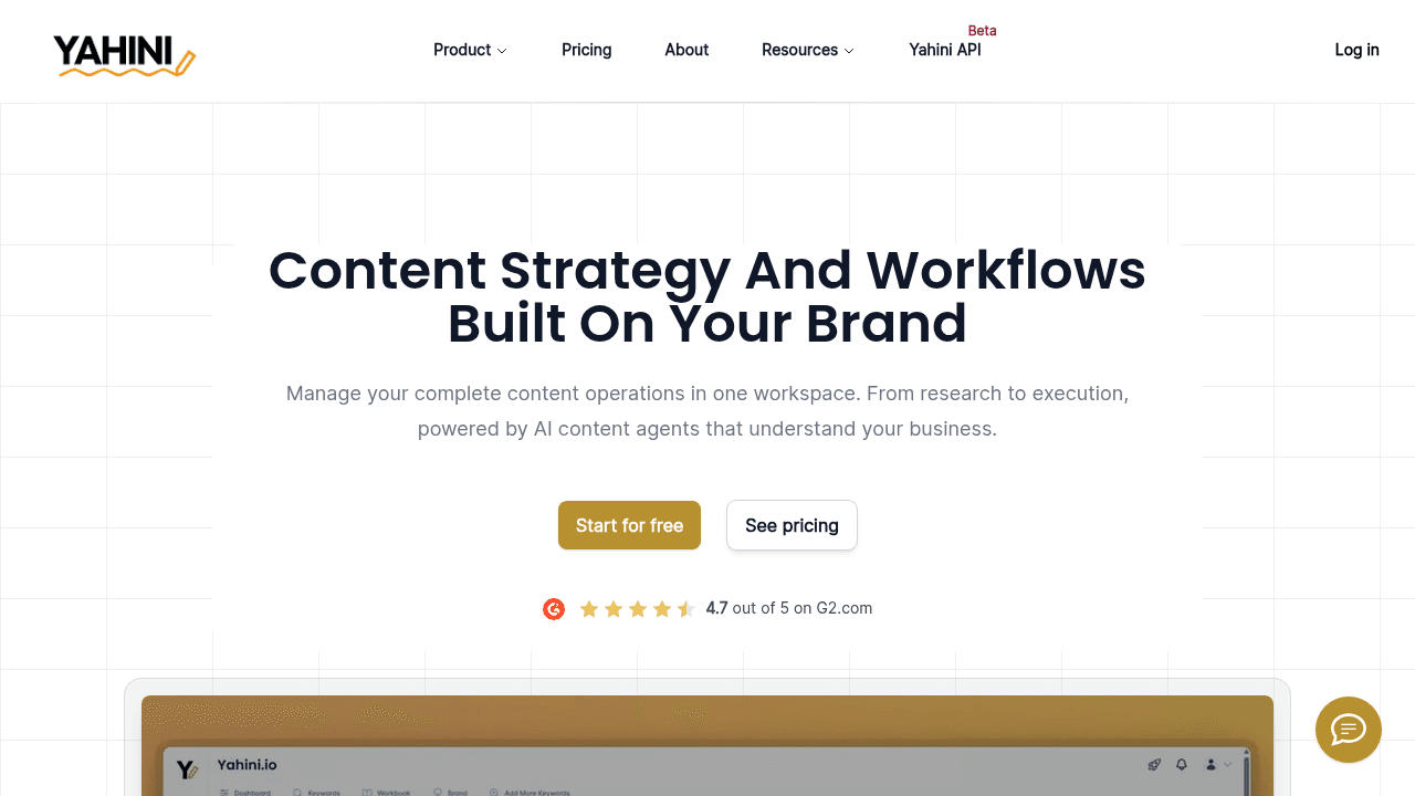 Yahini interface screenshot showing main features and user interface