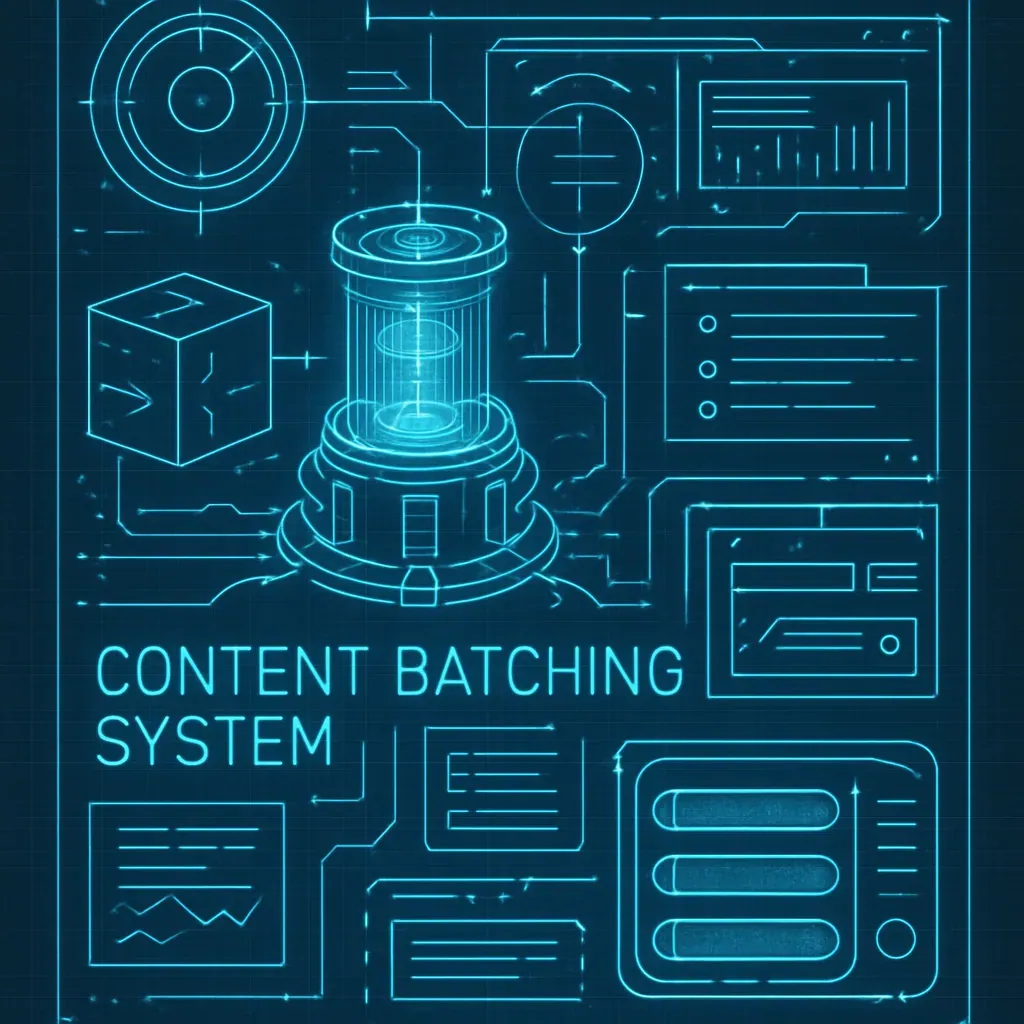 The Ultimate Content Batching System: Turn One Long-Form Video Into Weeks of Short-Form Content