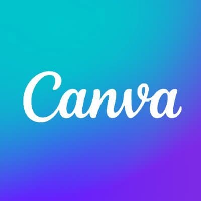 A favicon of Canva