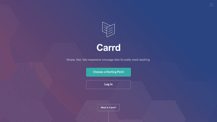 Carrd: Free one-page sites built in minutes – ContentCreators.com
