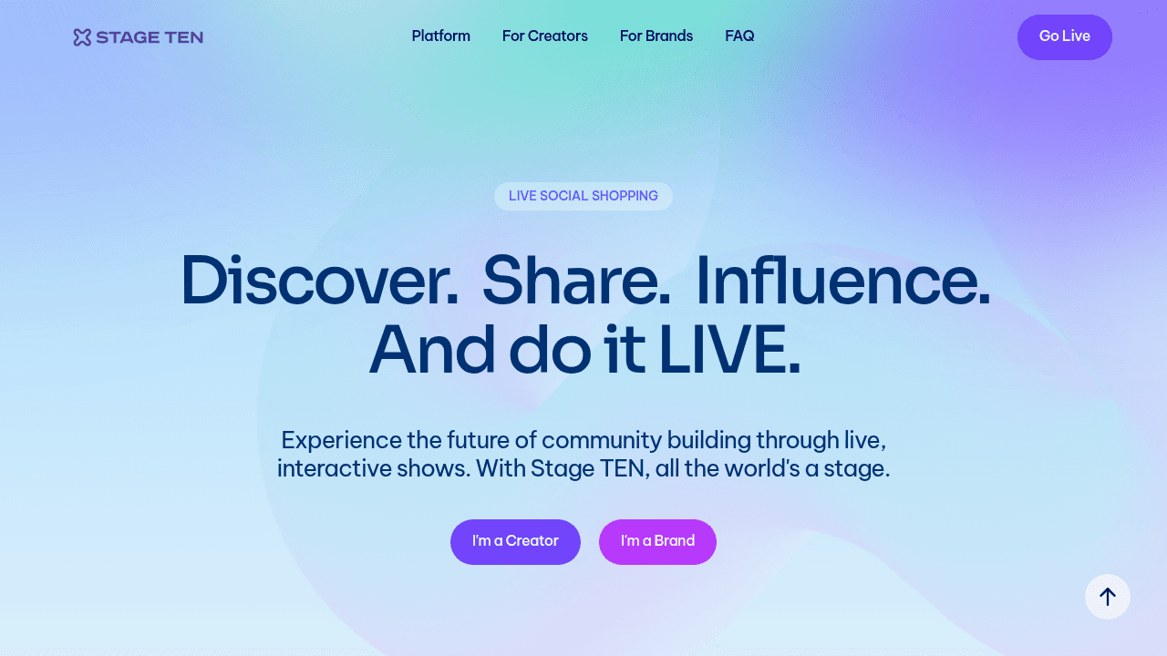A screenshot of Stage Ten