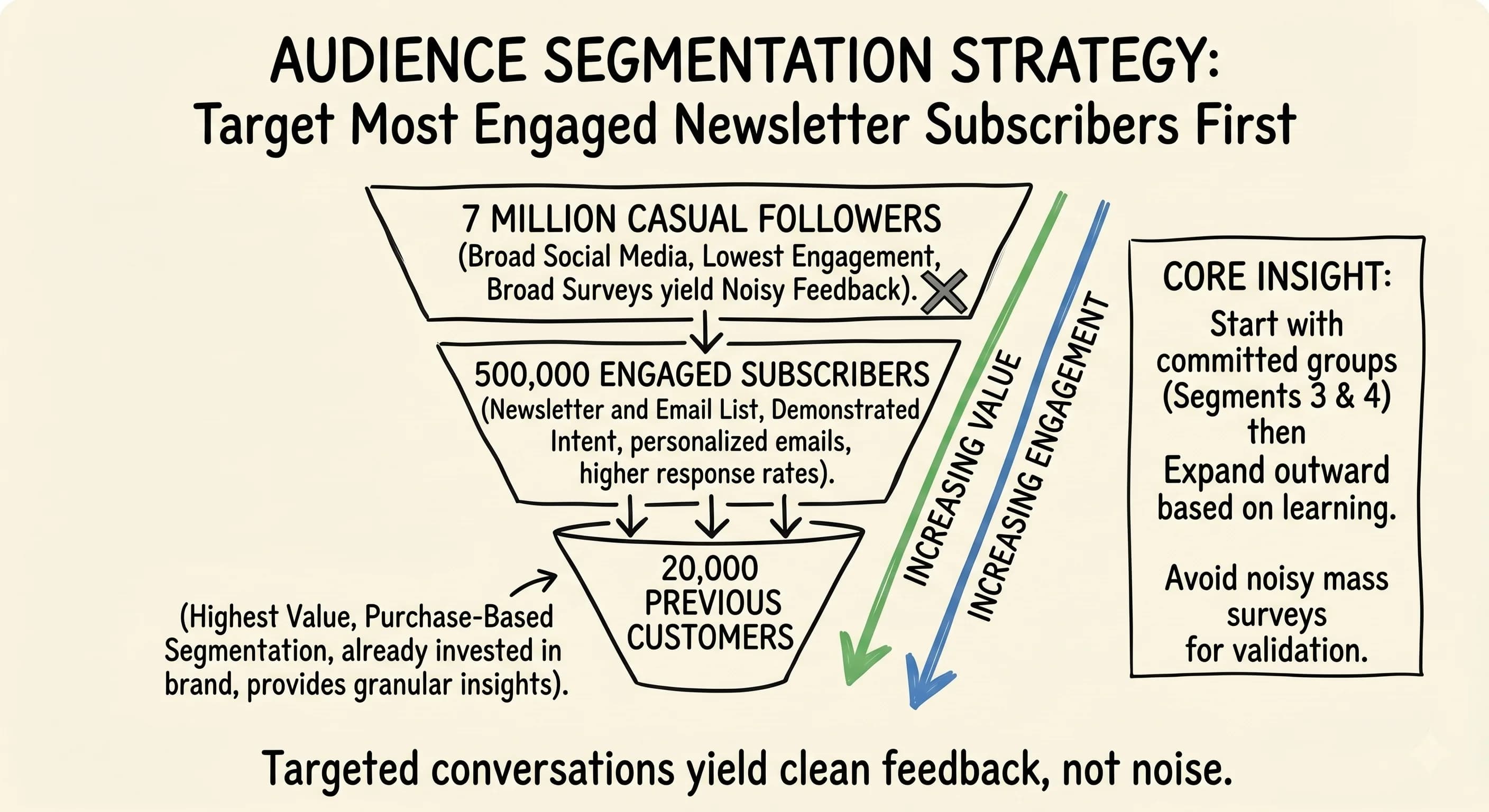 Audience Segmentation for Content Creators: Target Your Most Engaged Newsletter Subscribers First - Blog post thumbnail