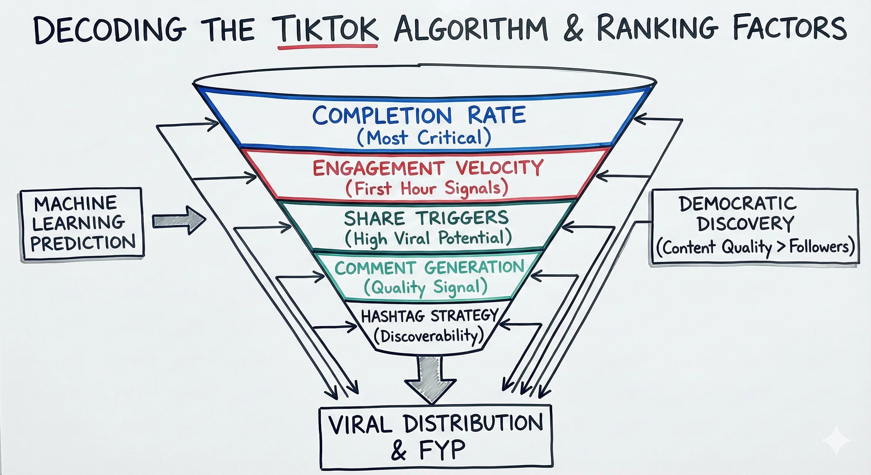 Tiktok Algorithm Flowchart Everything you Need to Know to Become a Content Creator on TikTok ...