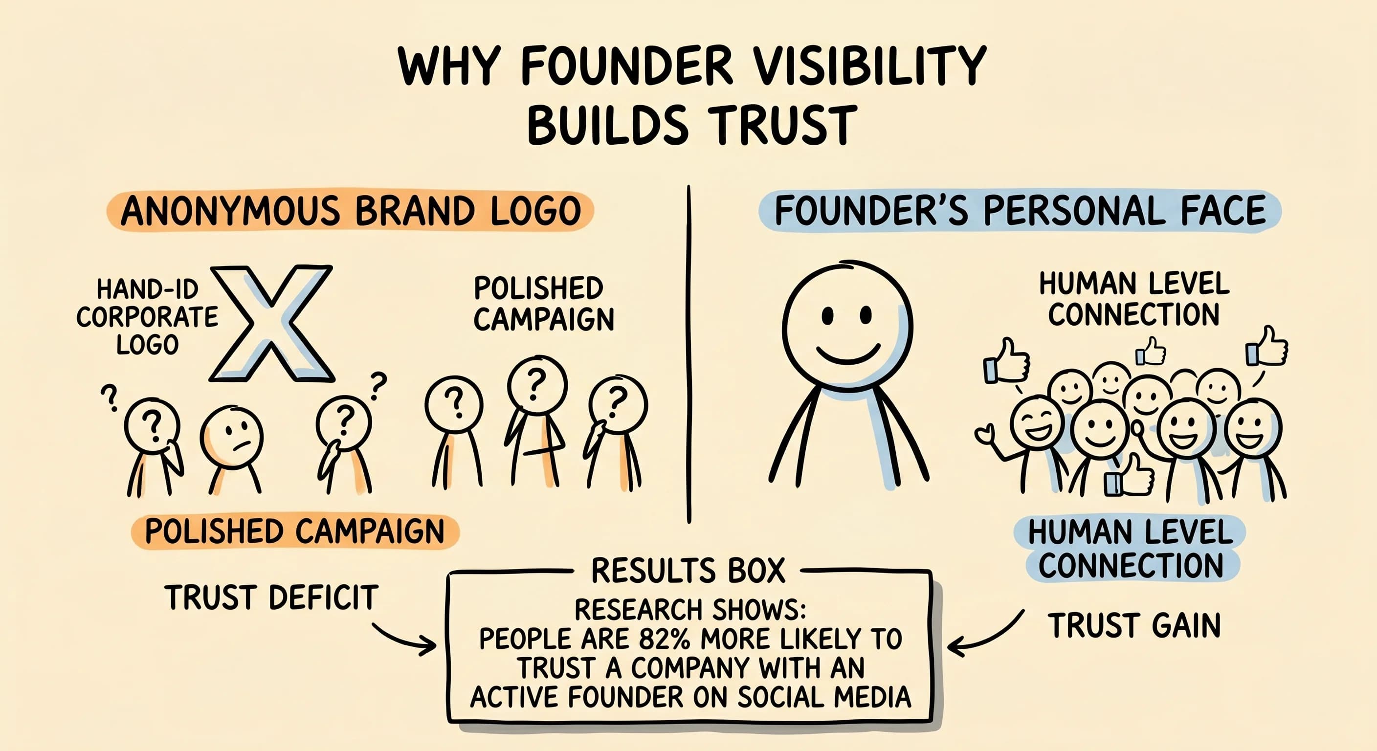 Founder Visibility: 5 Smart Ways to Build Brand Credibility Without Killing Scalability - Featured blog post image
