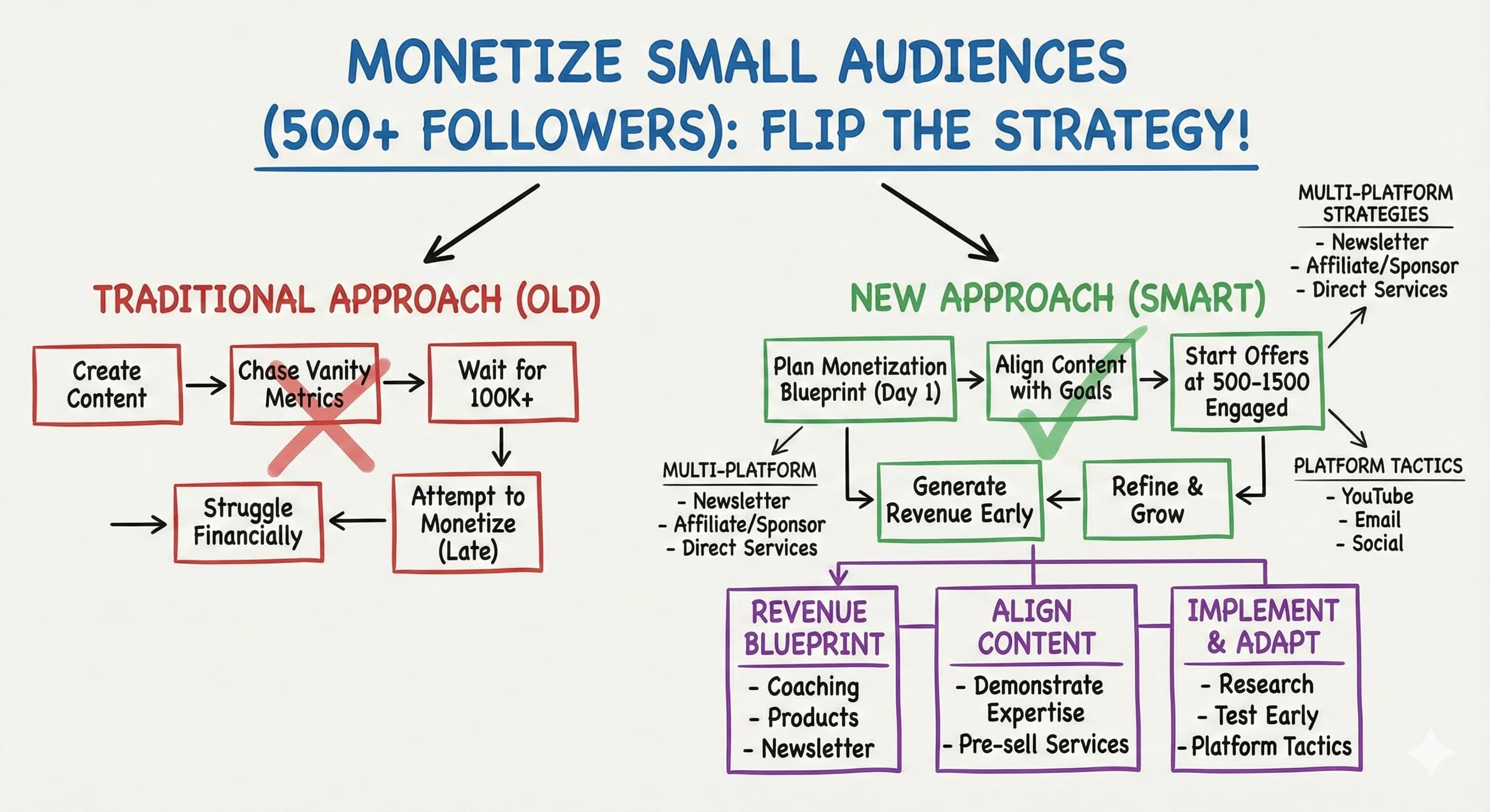 How Content Creators Can Monetize Small Audiences: Start Earning at 500 Followers - Featured blog post image