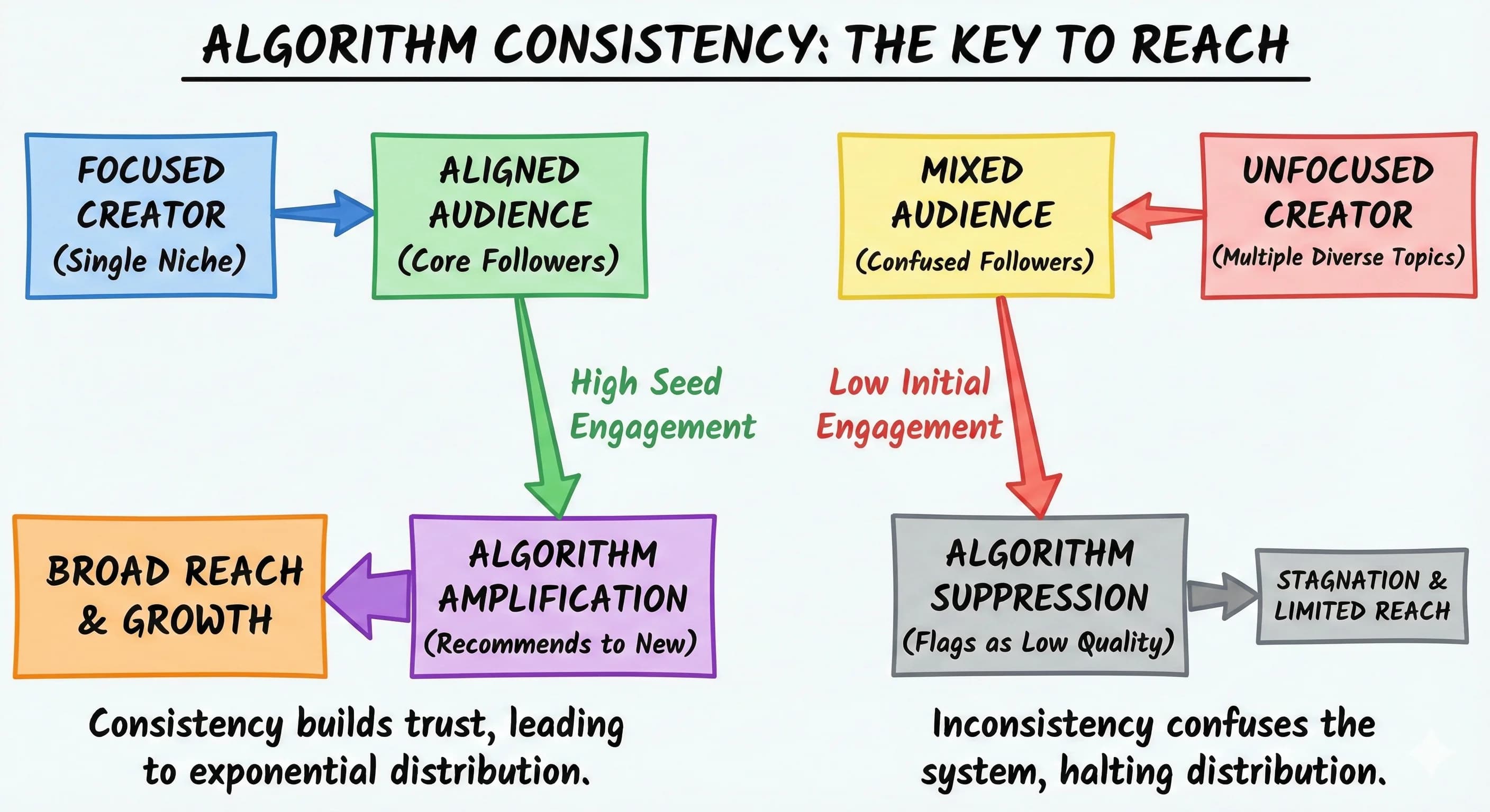 How Social Media Algorithm Consistency Can Make or Break Your Content Creation Success - Featured blog post image