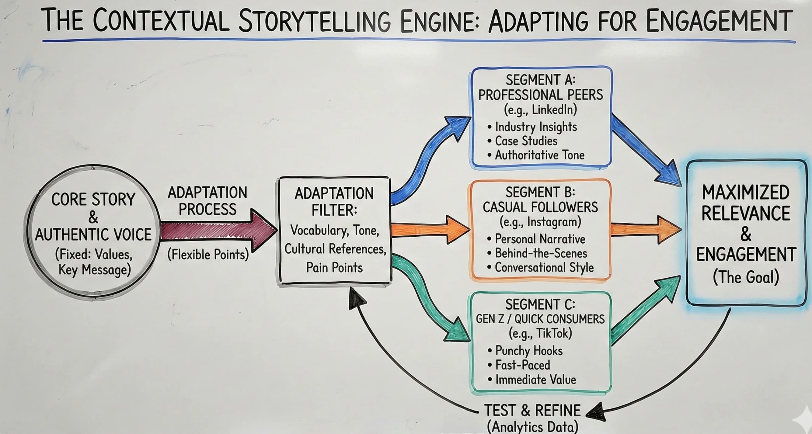How to Adapt Your Storytelling for Different Audience Segments - Featured blog post image