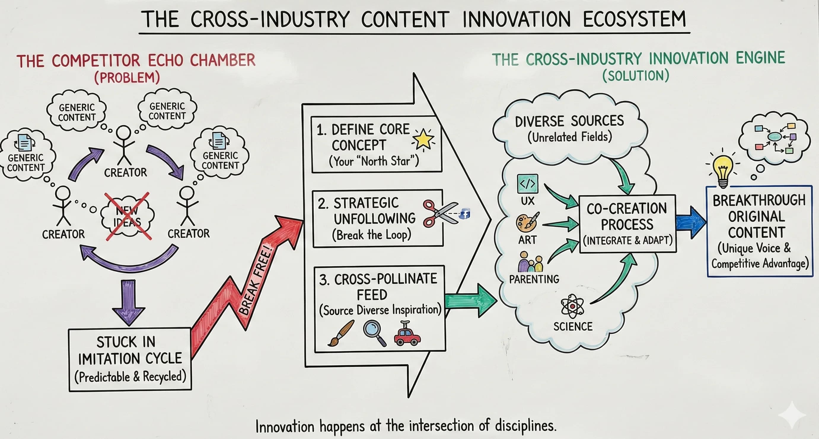 How to Source Innovation: Break Free from Competitor Crowdsourcing for Original Content Creation - Featured blog post image