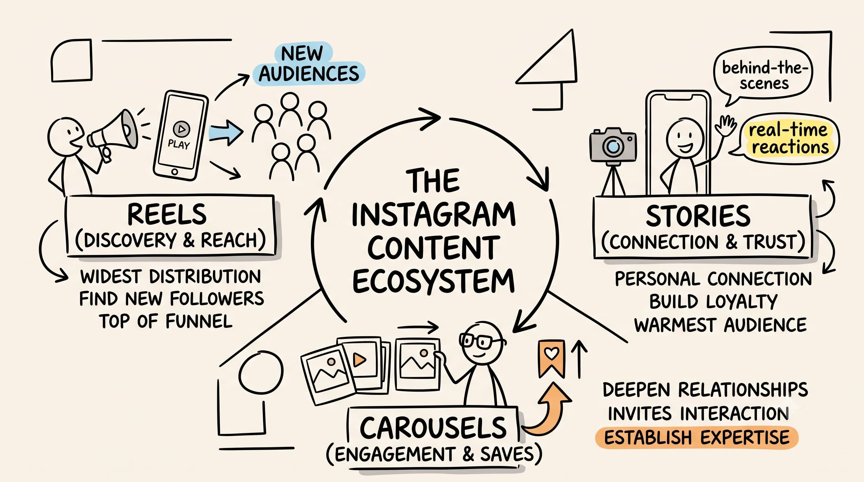 Instagram Reels vs Carousels vs Stories Differences: How to Use Each Format Strategically - Featured blog post image