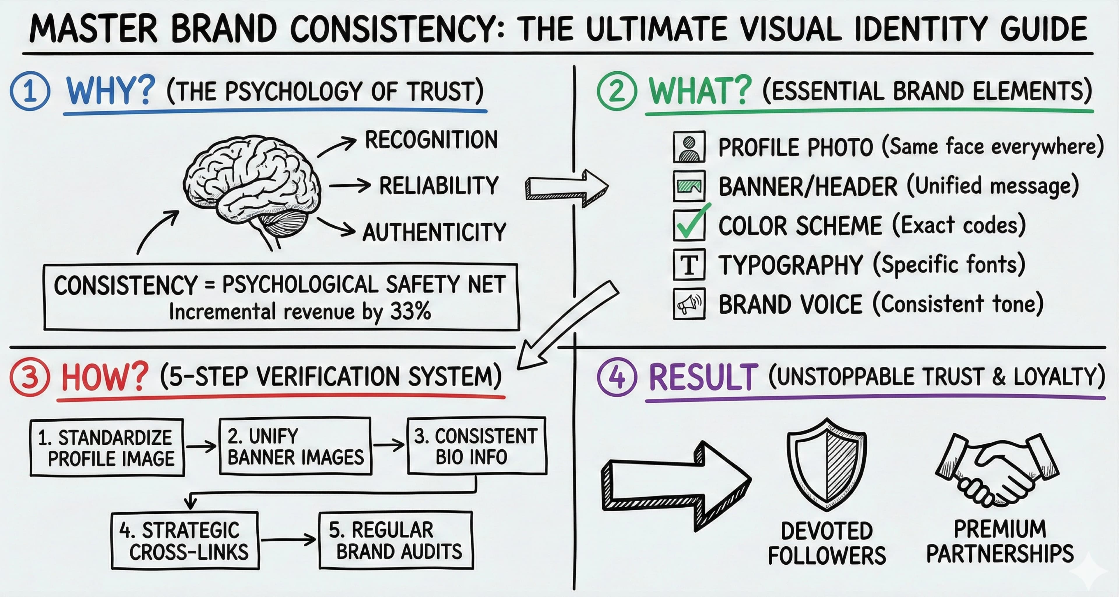 Master Brand Consistency Across Platforms: The Ultimate Visual Identity Guide for Content Creators