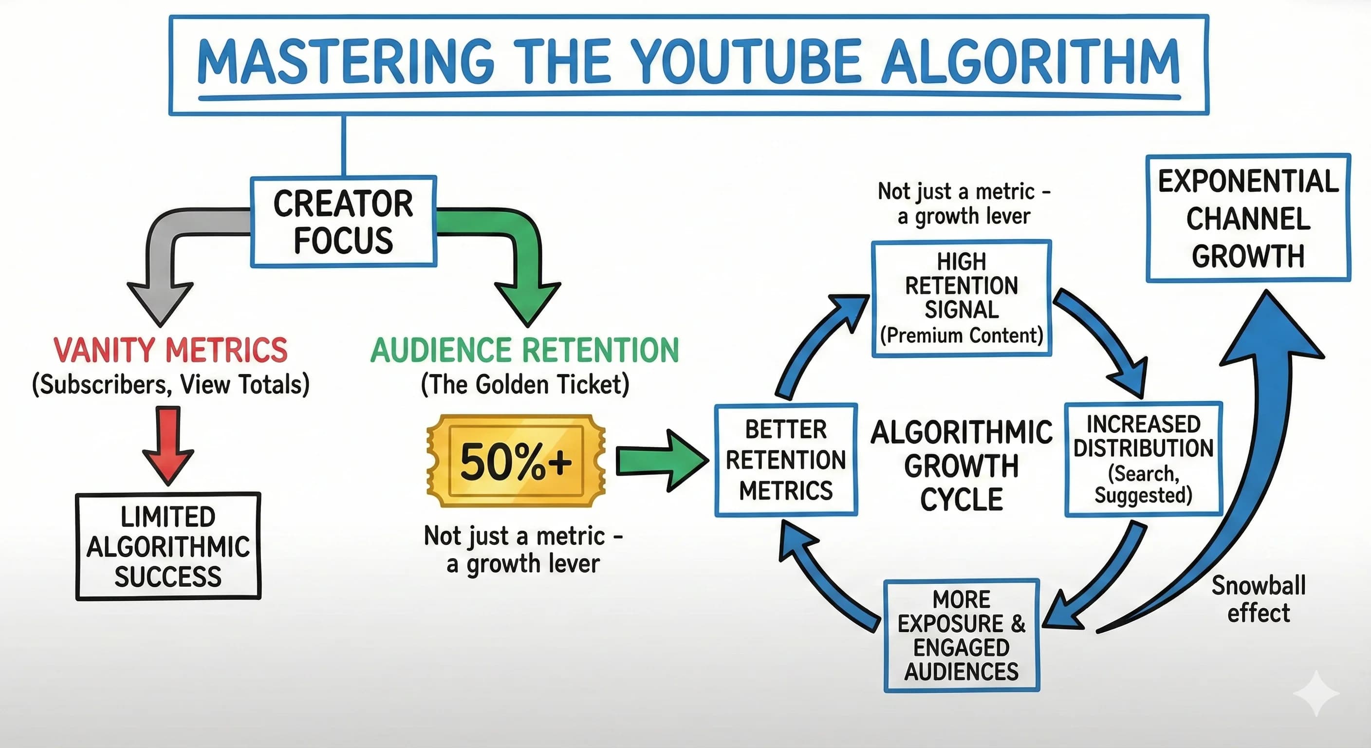 Master the YouTube Algorithm: How 50% Audience Retention Transforms Your Channel Growth - Featured blog post image