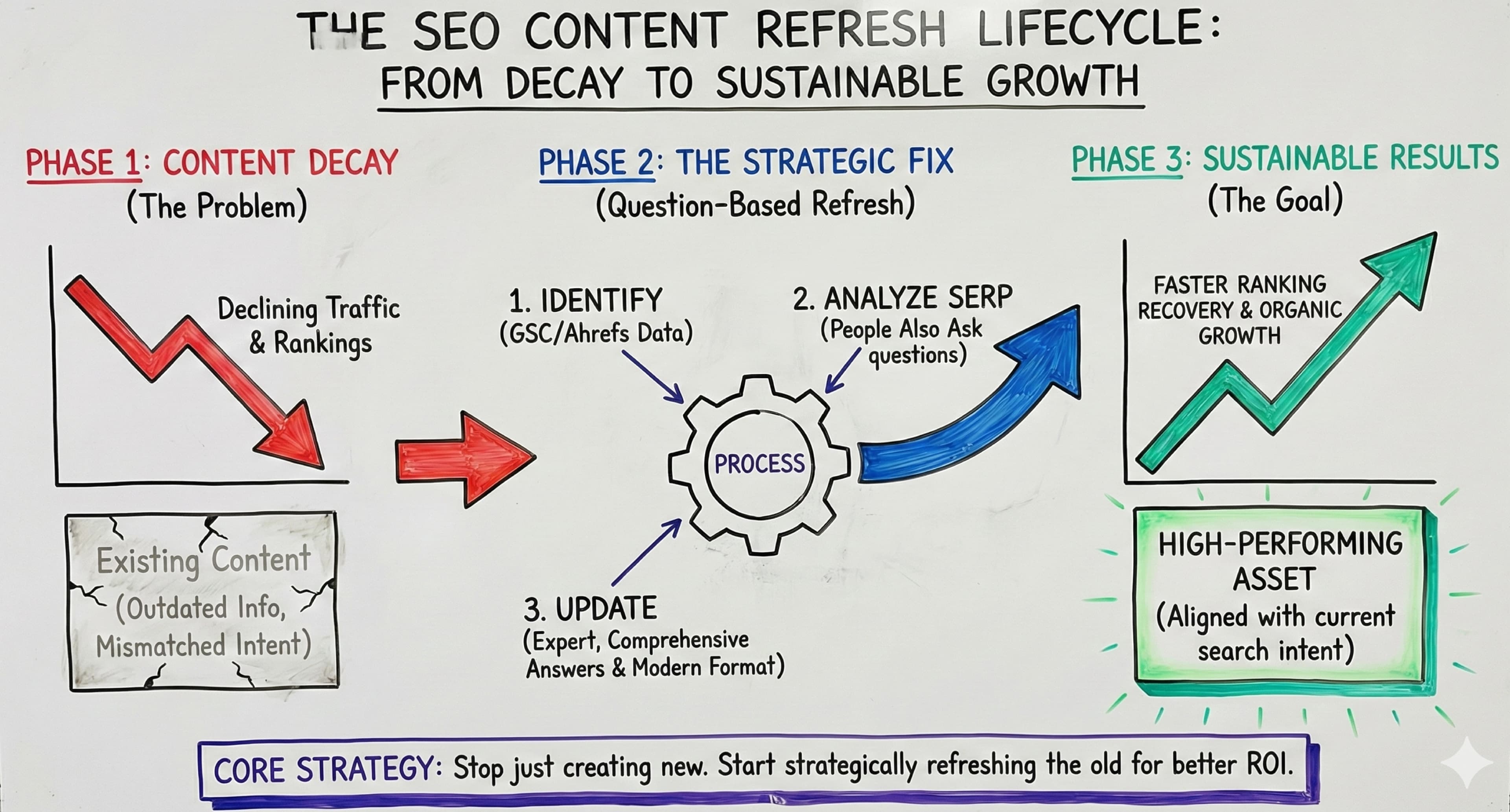 SEO Content Refresh: How to Update Old Content for Better Rankings - Featured blog post image