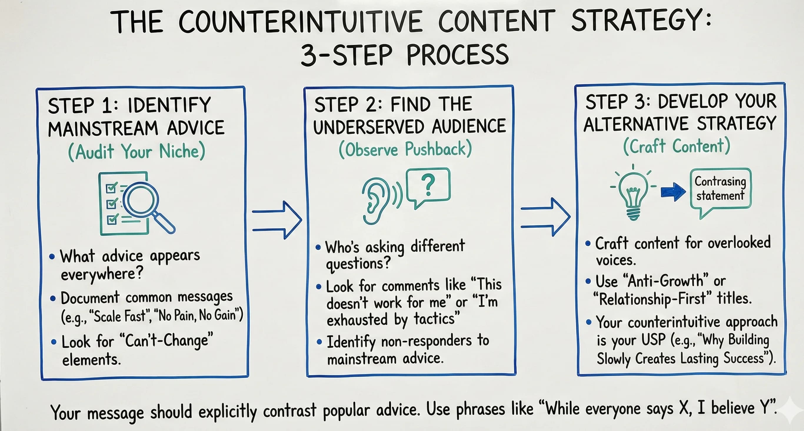 The Counterintuitive Creator's Guide: How to Build Your Niche by Going Against the Grain on Social Media - overview