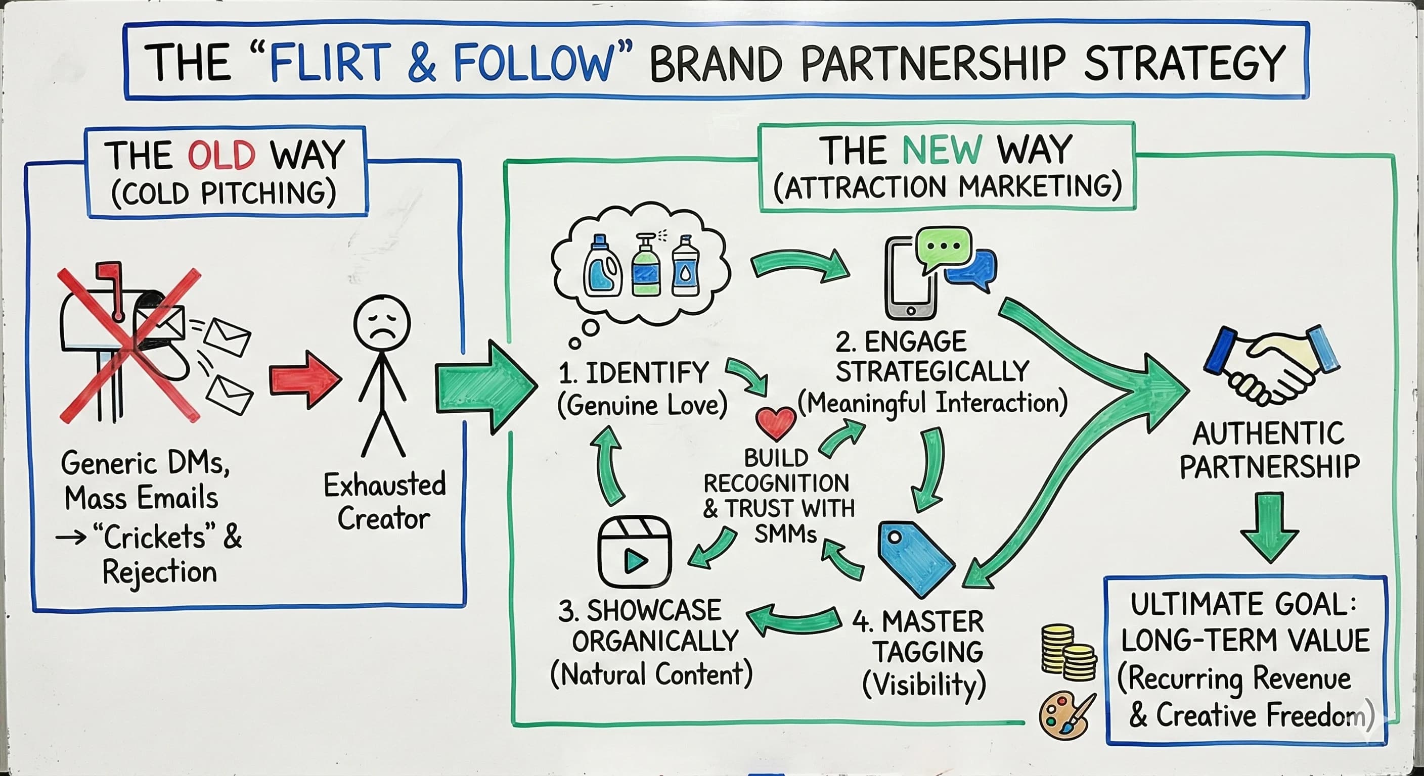 The Flirt and Follow Strategy: How Instagram Influencers Build Authentic Brand Partnerships