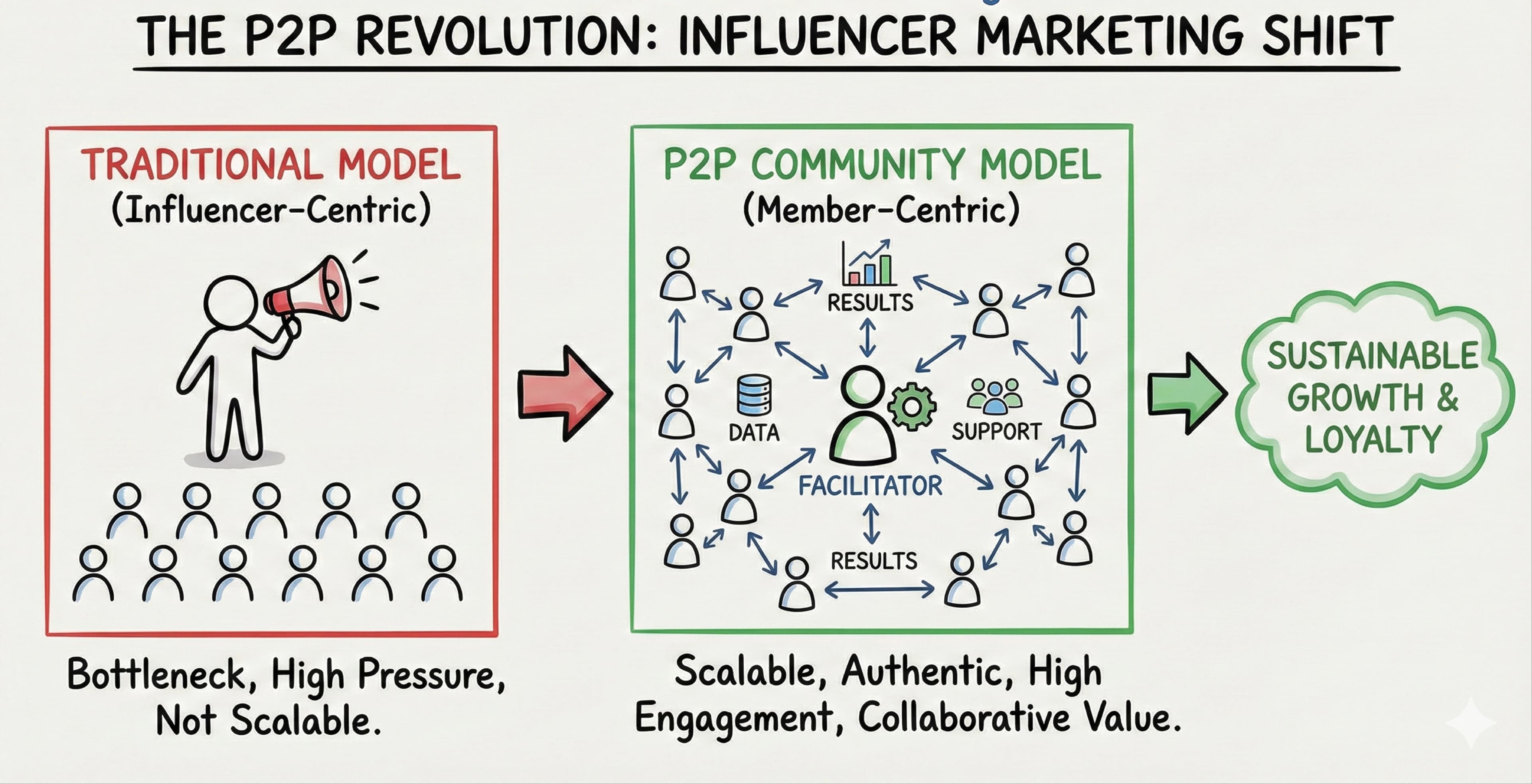 The P2P Revolution: How Peer-to-Peer Communities Are Transforming Influencer Marketing Strategies - Featured blog post image