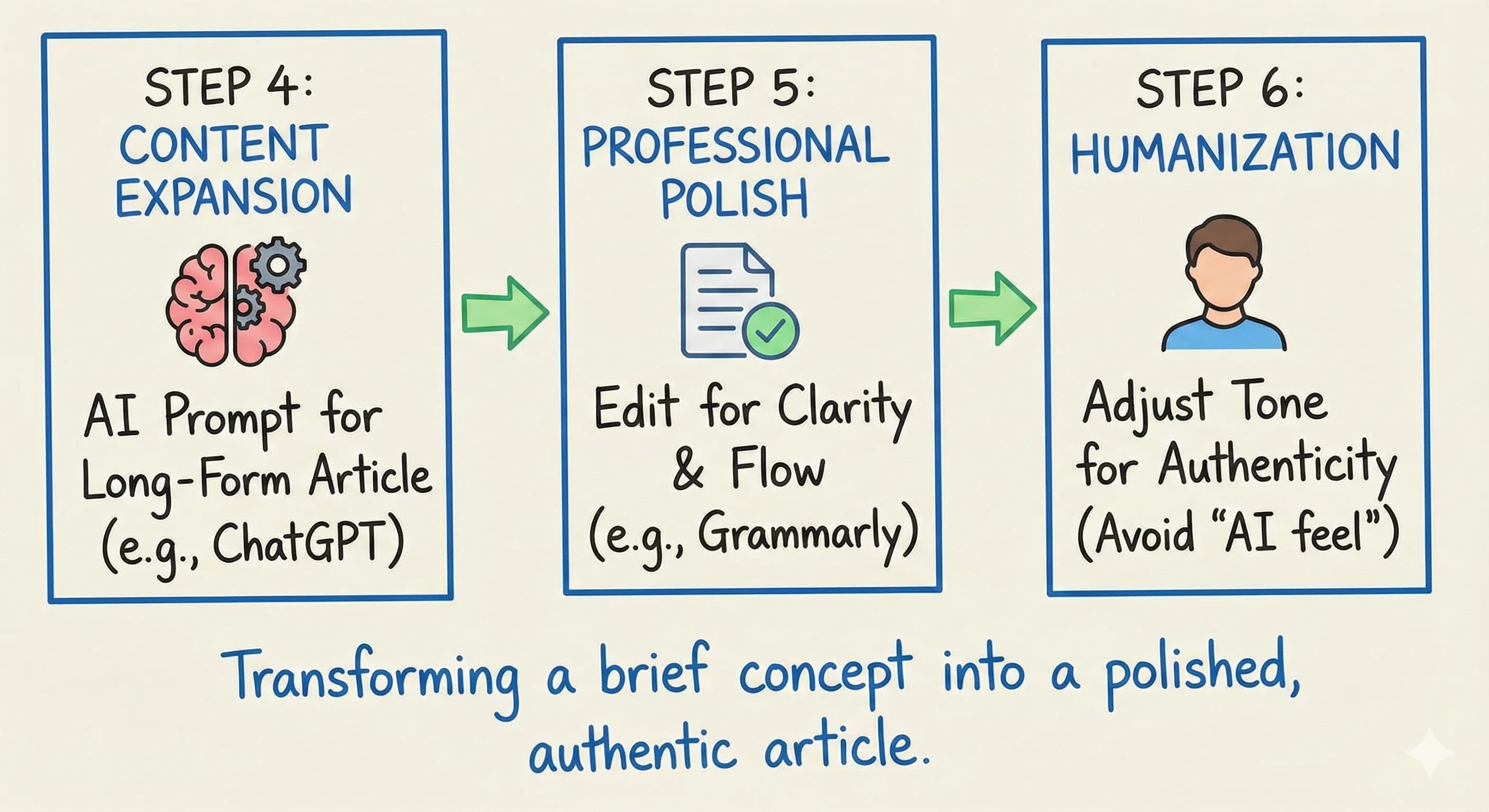 Transform 37 Seconds Into 1200+ Words: The AI Content Creation Method Every Creator Needs - overview