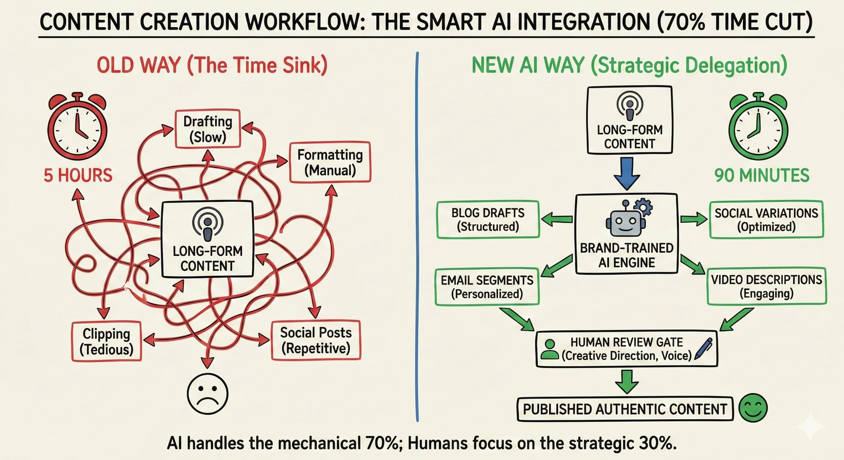 Transform Your Content Creation Workflow: Cut Production Time by 70% with Smart AI Tool Integration - Featured blog post image