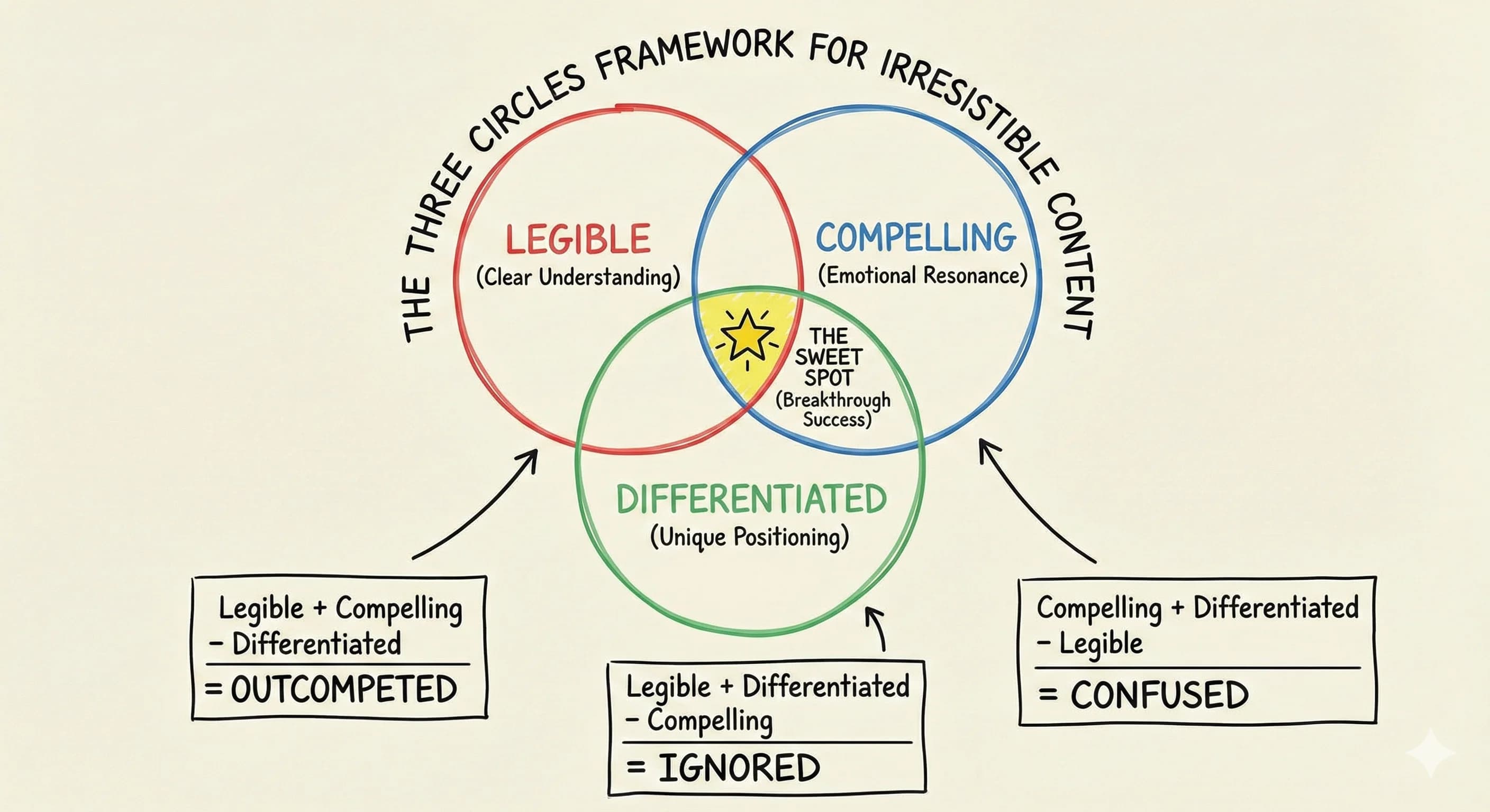 Use the Three Circles Framework to Master Content Creation That Converts