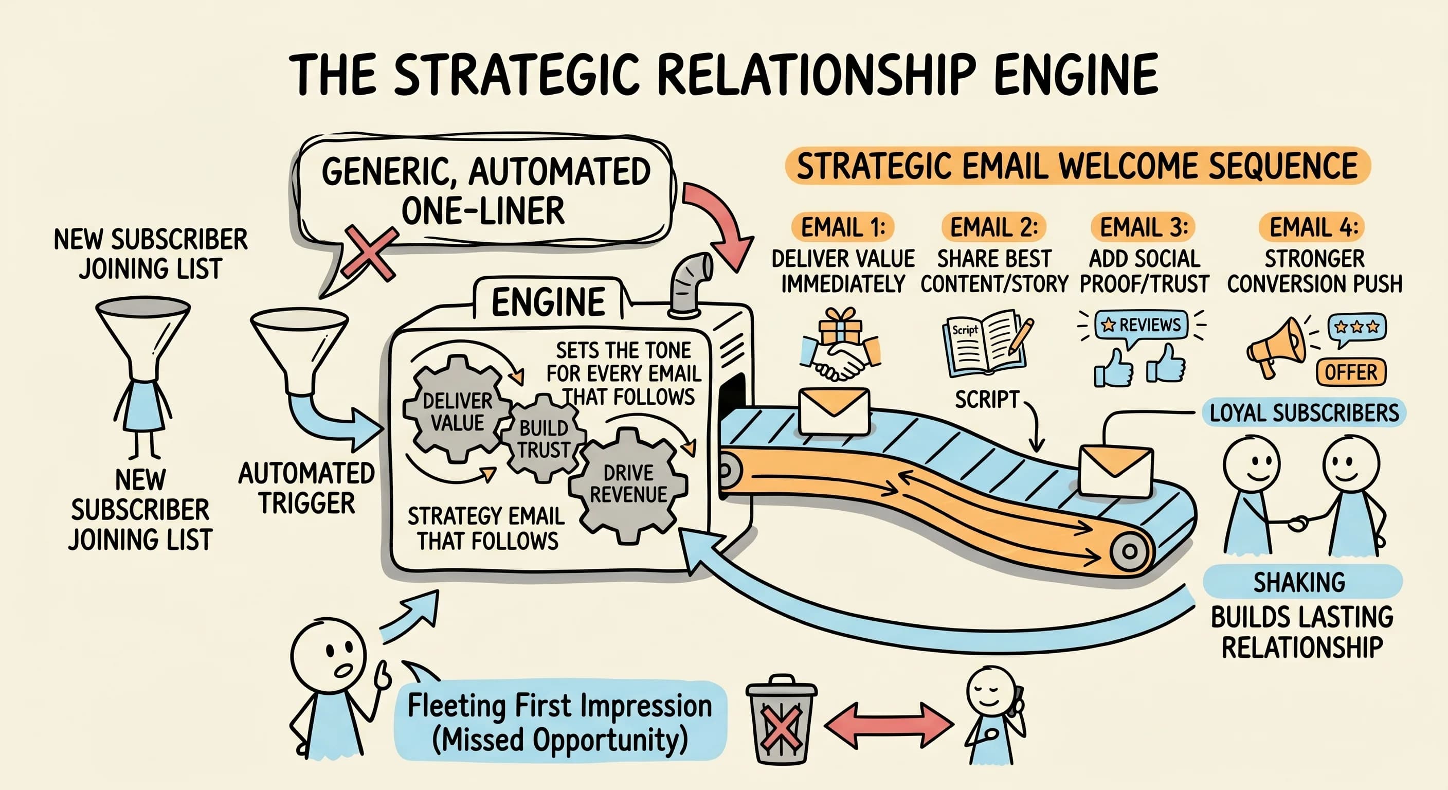 Welcome Email Sequence: Best Examples to Convert New Subscribers - Featured blog post image