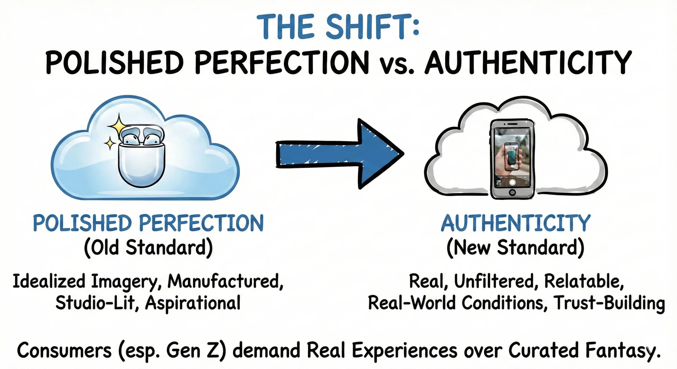 Why Authenticity in Content Creation Is Crushing Polished Perfection - Featured blog post image