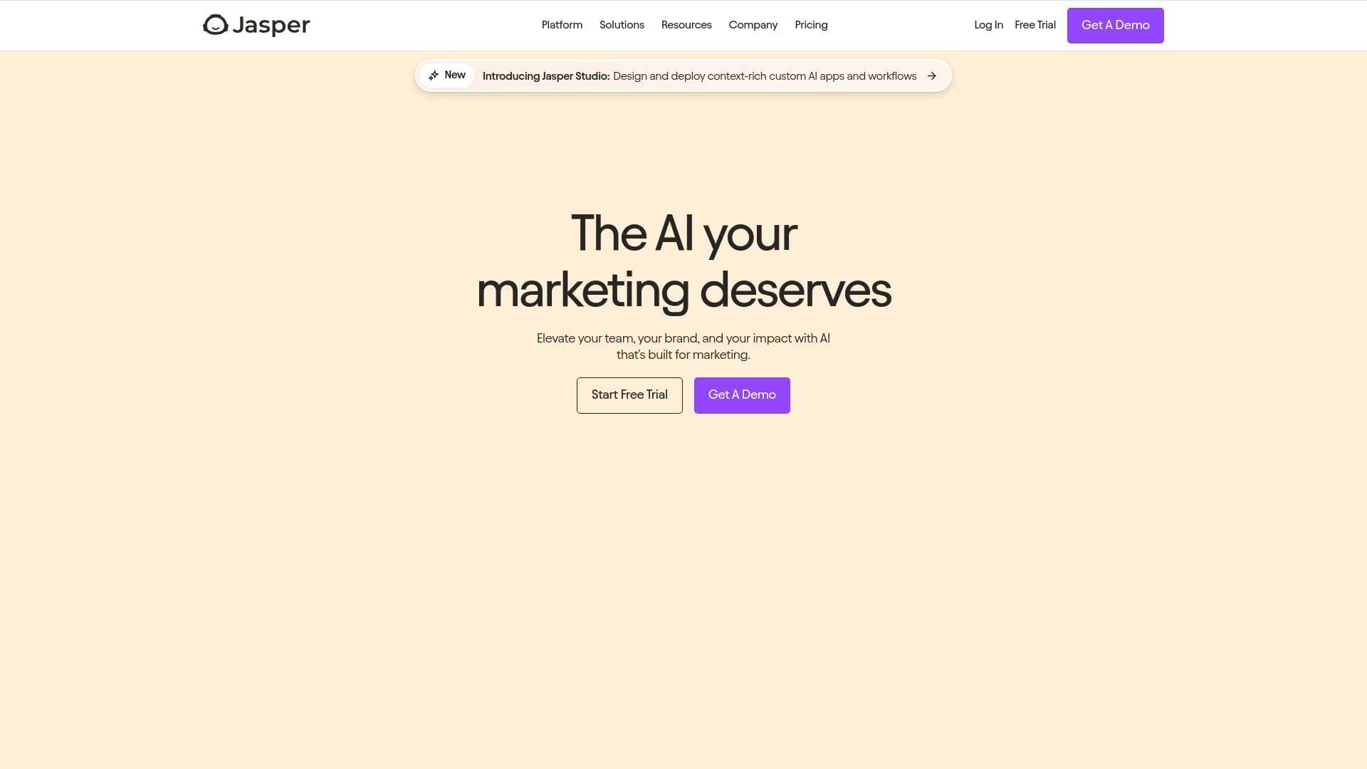 Jasper interface screenshot showing main features and user interface