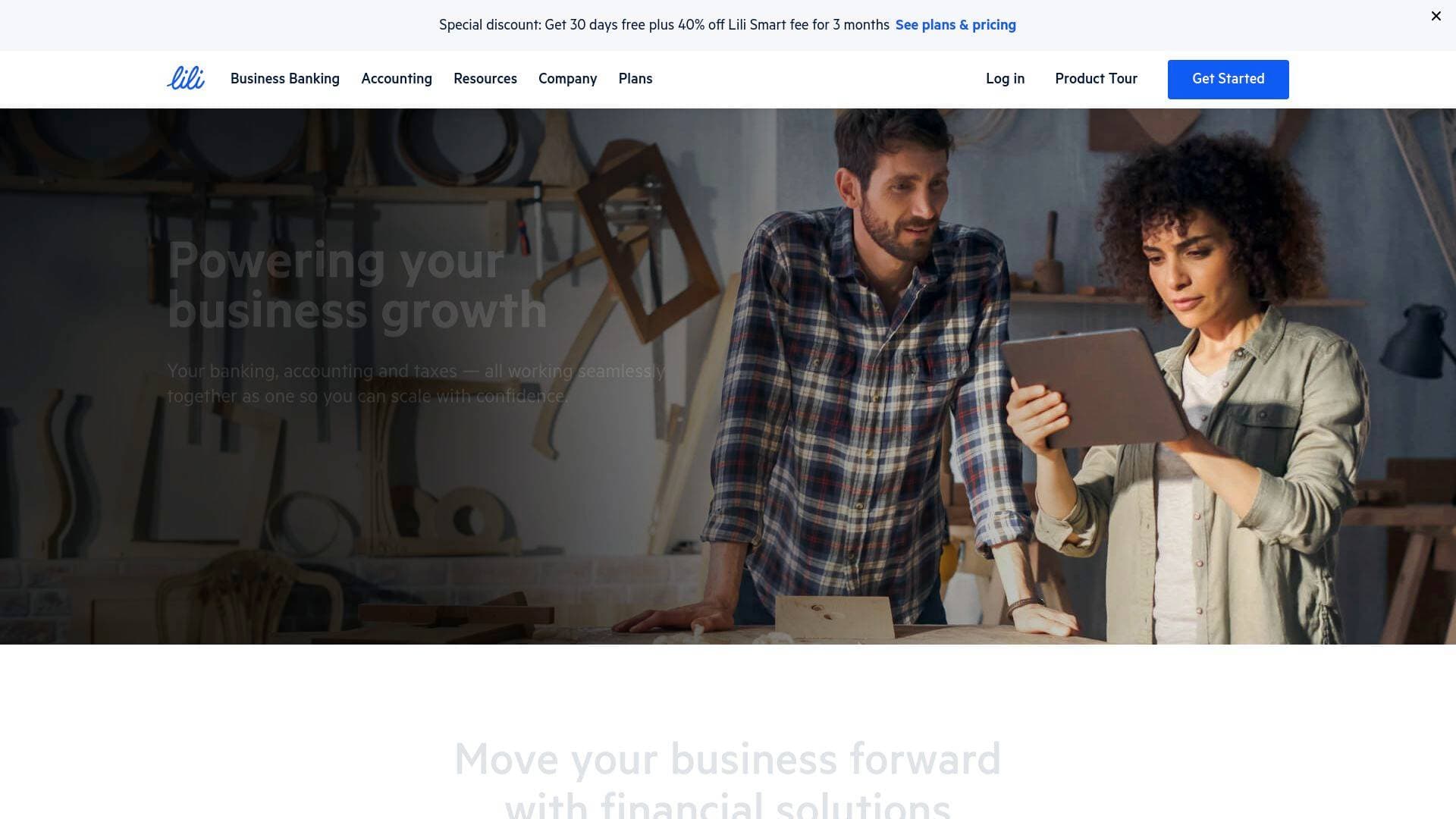 Lili interface screenshot showing main features and user interface