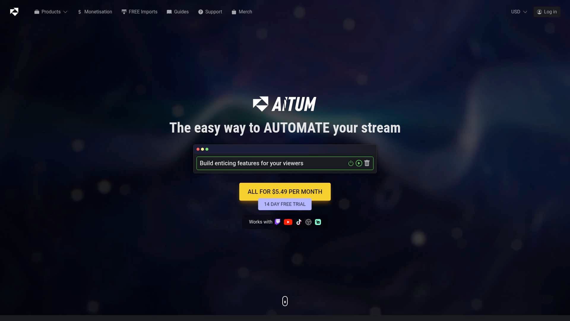 A screenshot of Aitum