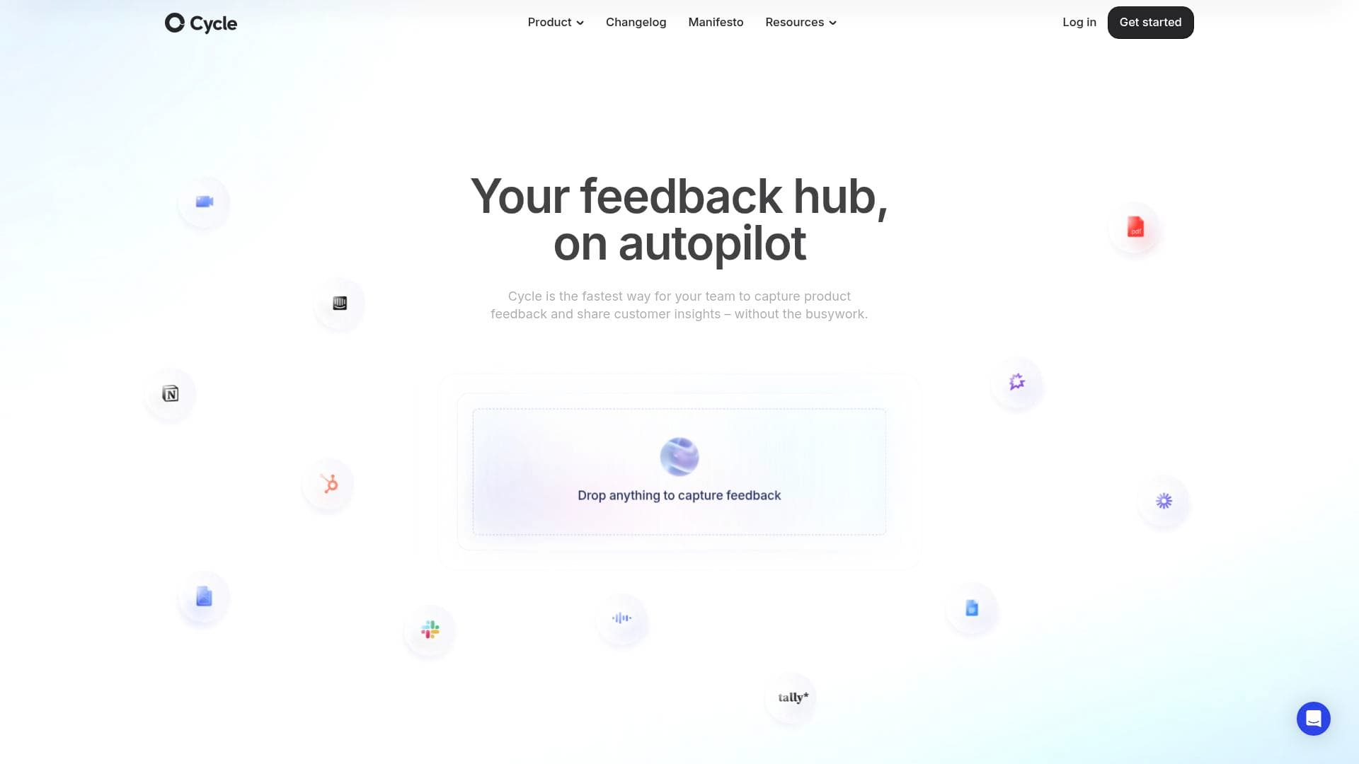 Cycle App interface screenshot showing main features and user interface