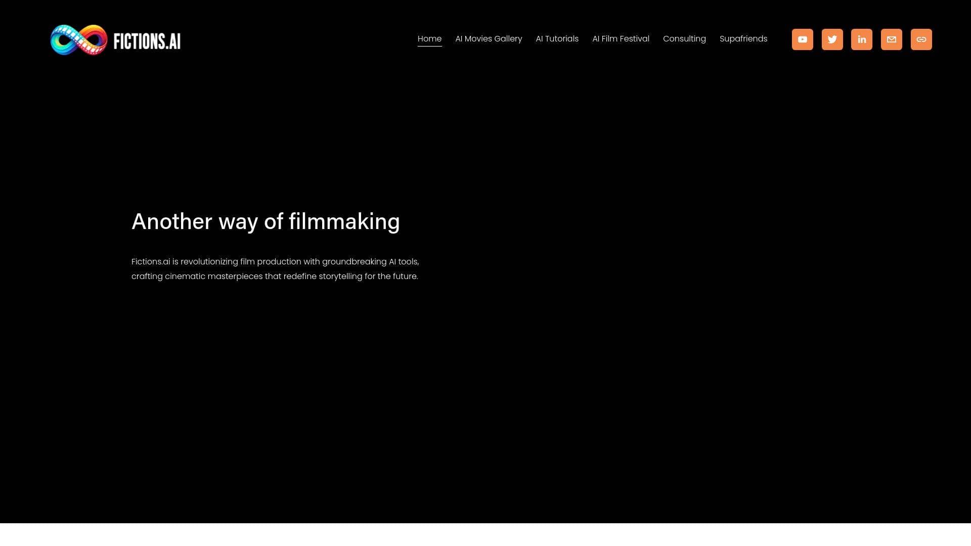 A screenshot of Fictions