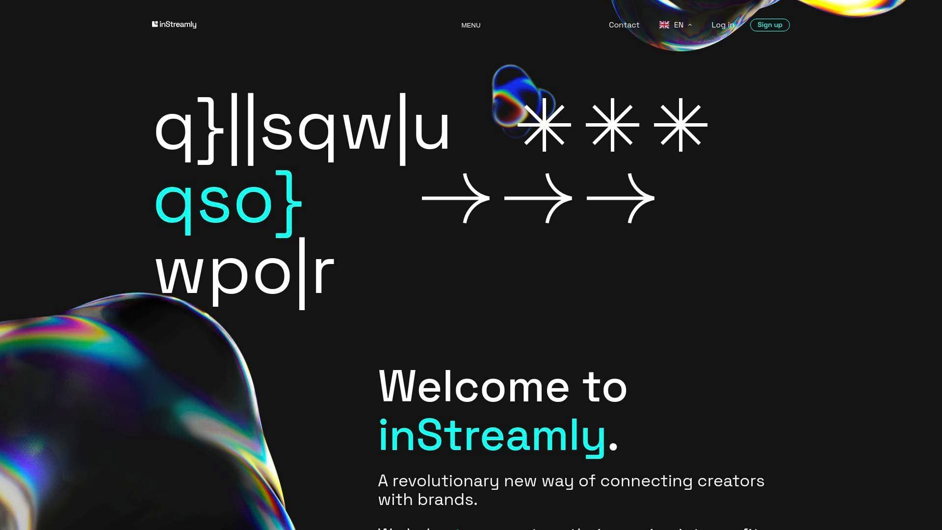 inStreamly interface screenshot showing main features and user interface