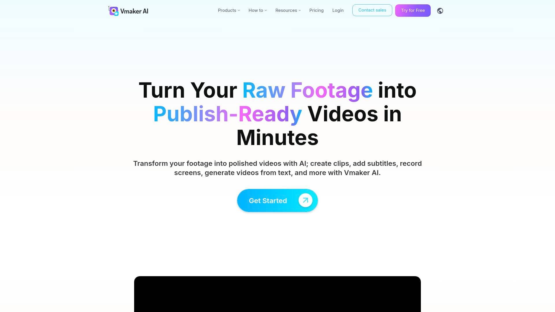A screenshot of Vmaker